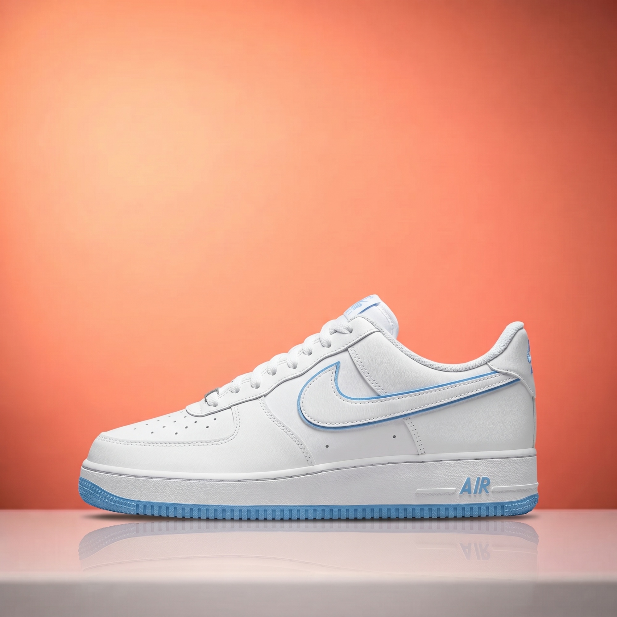 Nike Air Force 1 '07 Low — White / University Blue