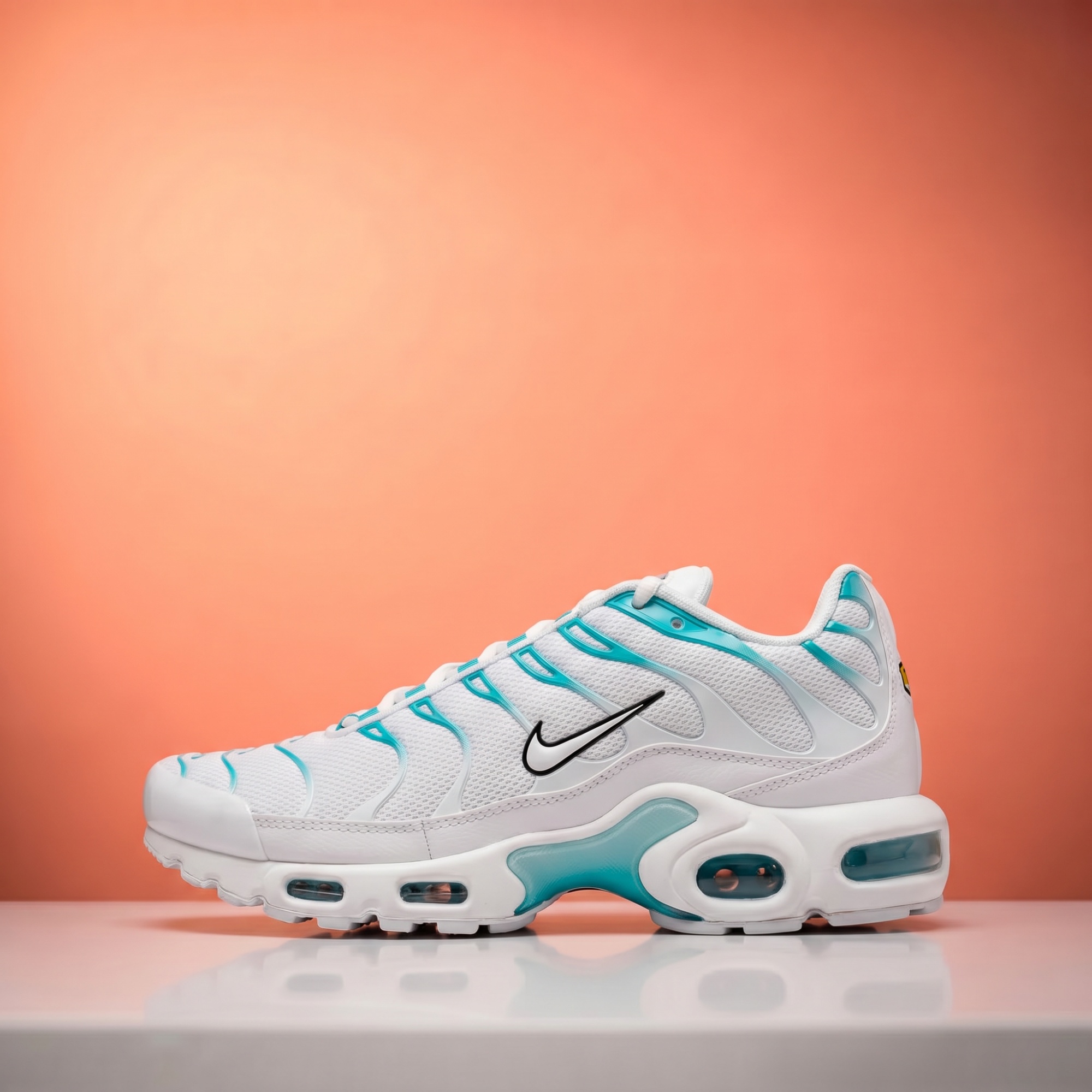 Nike Air Max Plus — Dusty Cactus / White