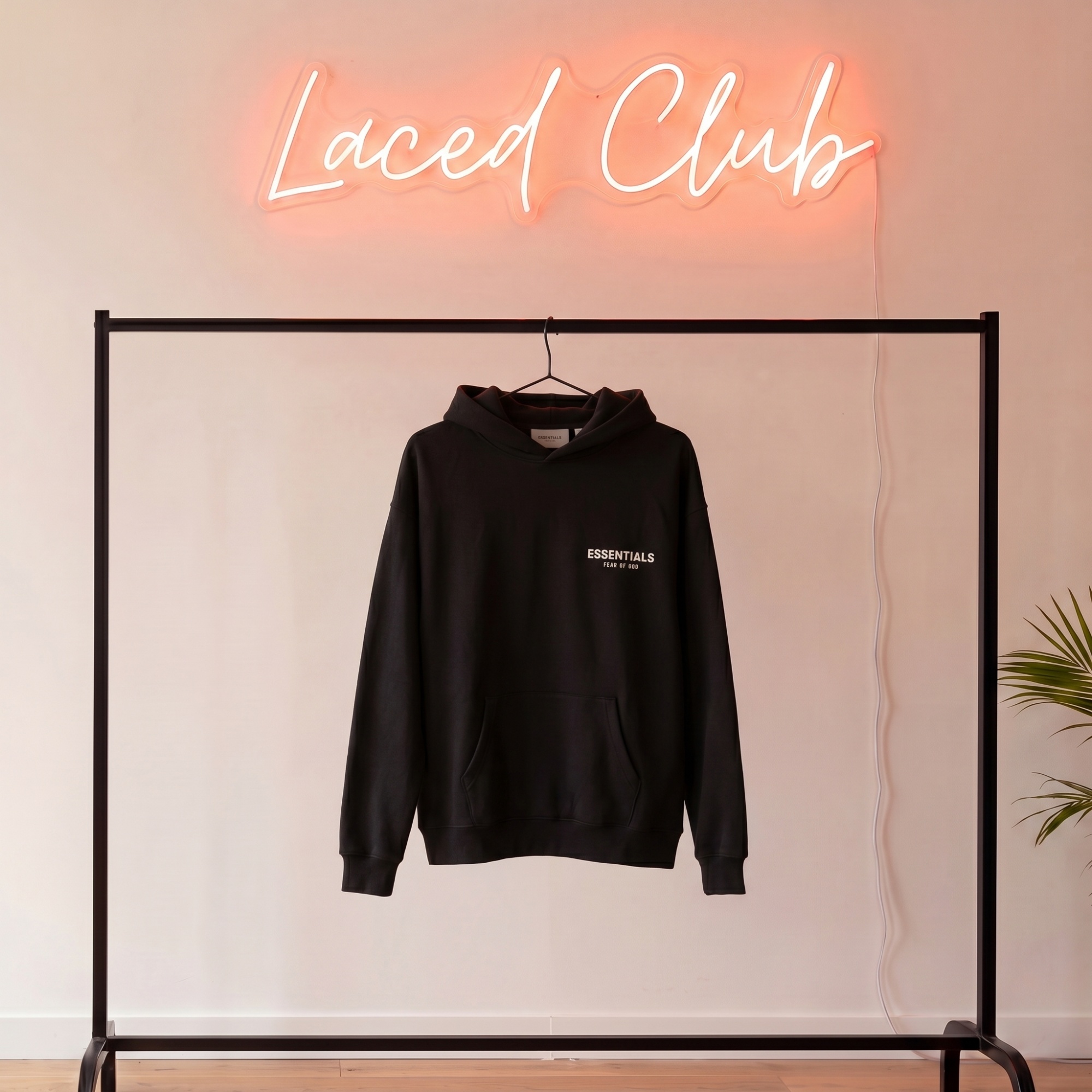 Fear of God Essentials Hoodie — Black