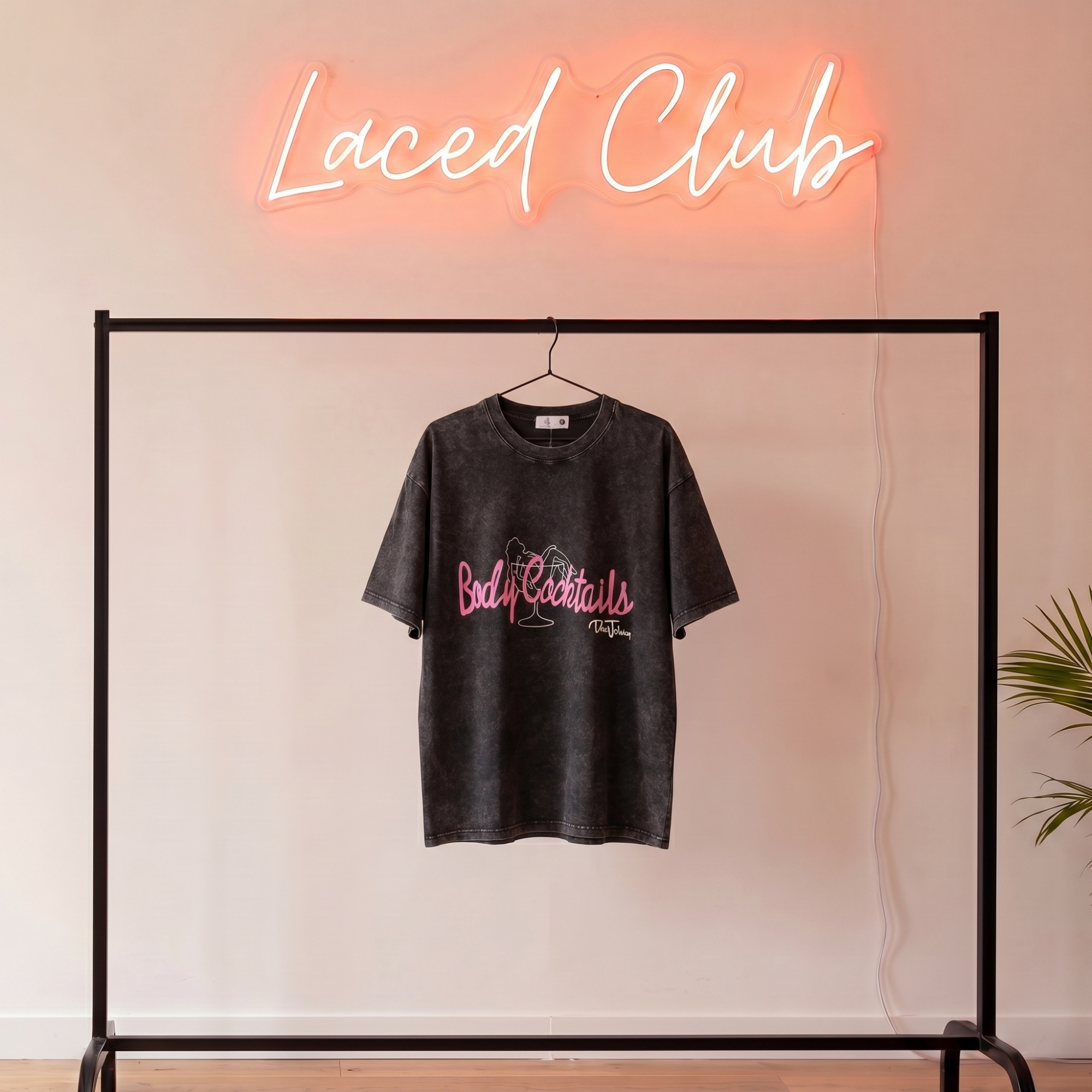 Gallery Dept Body Cocktails Tee — Washed Black