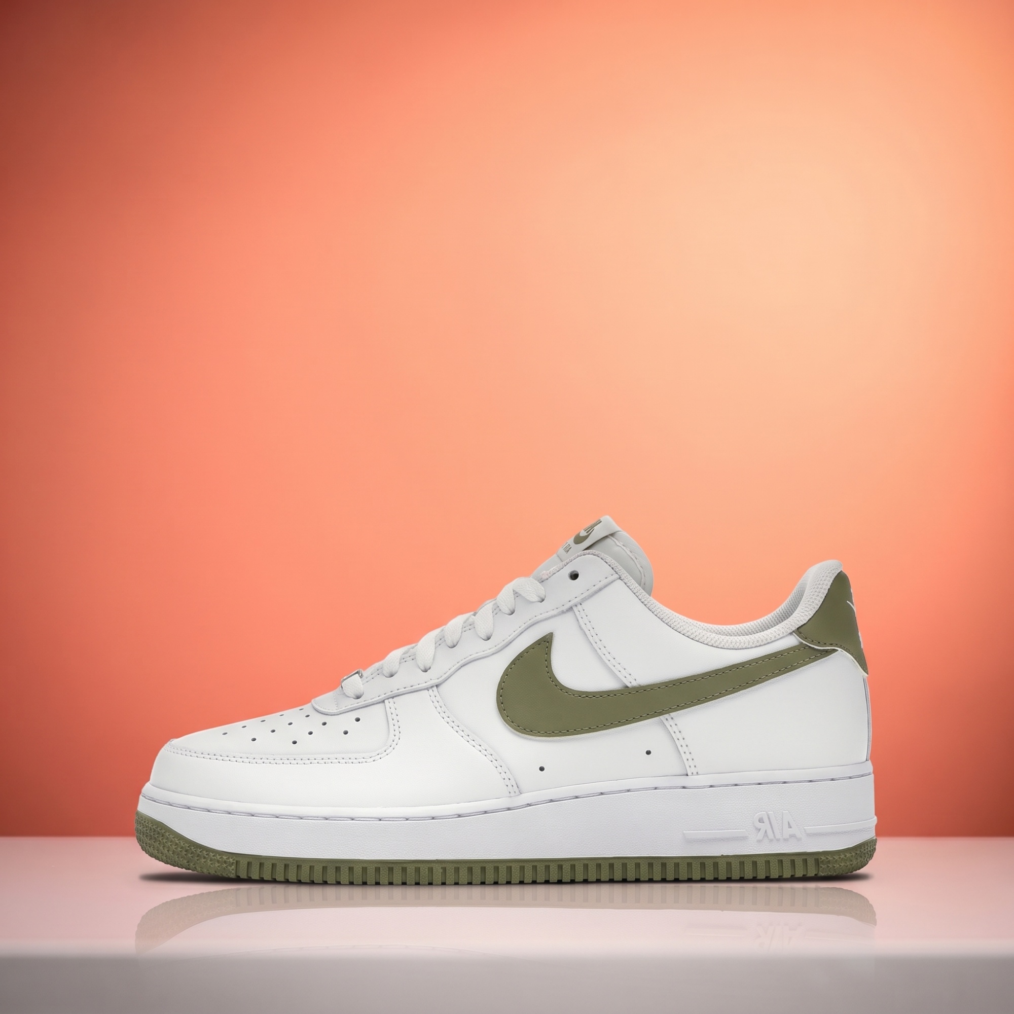 Nike Air Force 1 '07 Low — White / Medium Olive