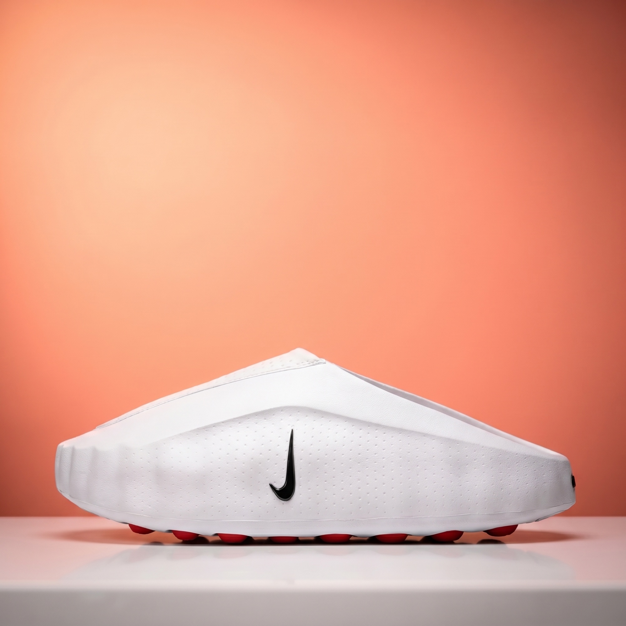 Nike Mind 001 Mule — White / Speed Red
