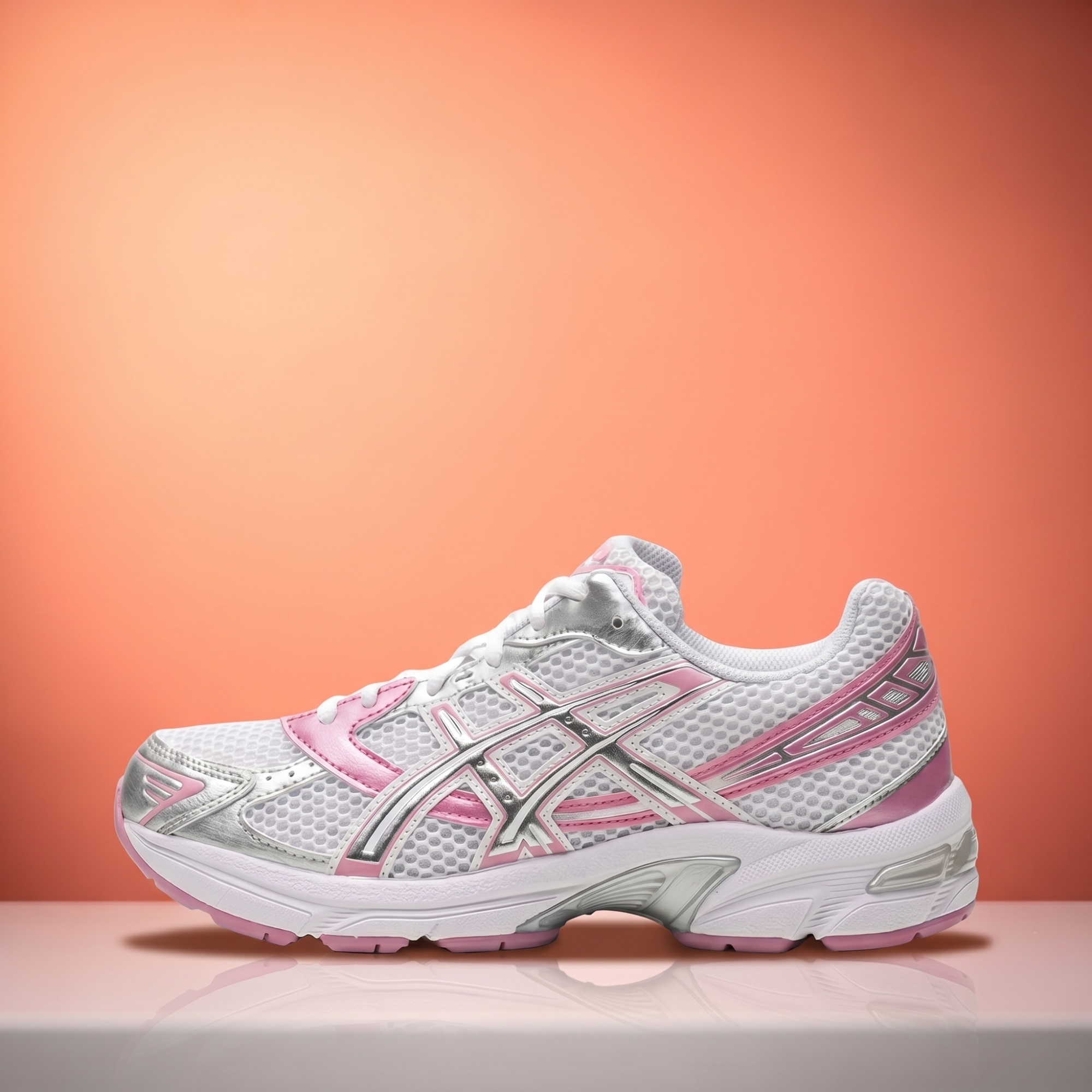 ASICS GEL-1130 — White / Pure Silver / Pink