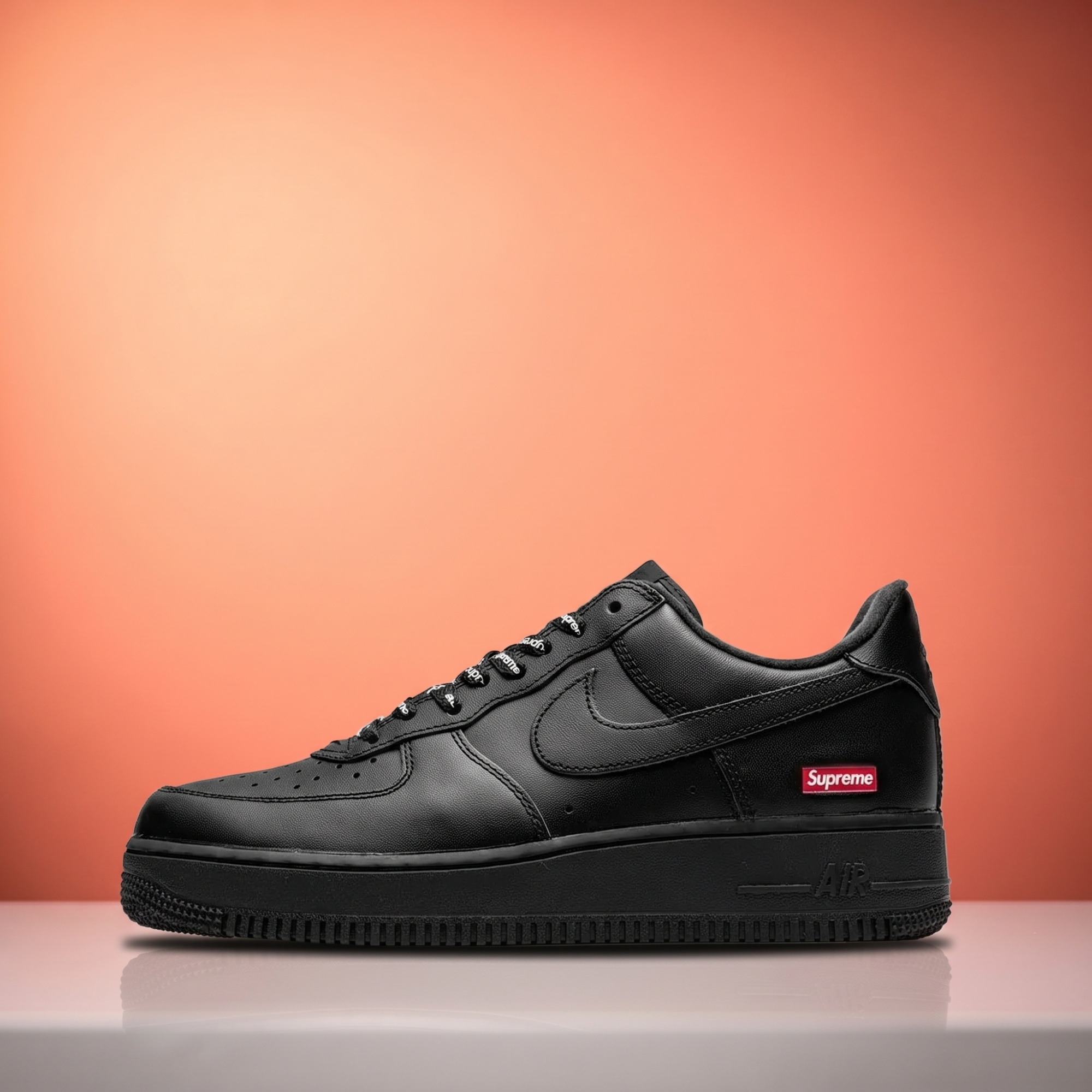 Supreme x Nike Air Force 1 Low — Black