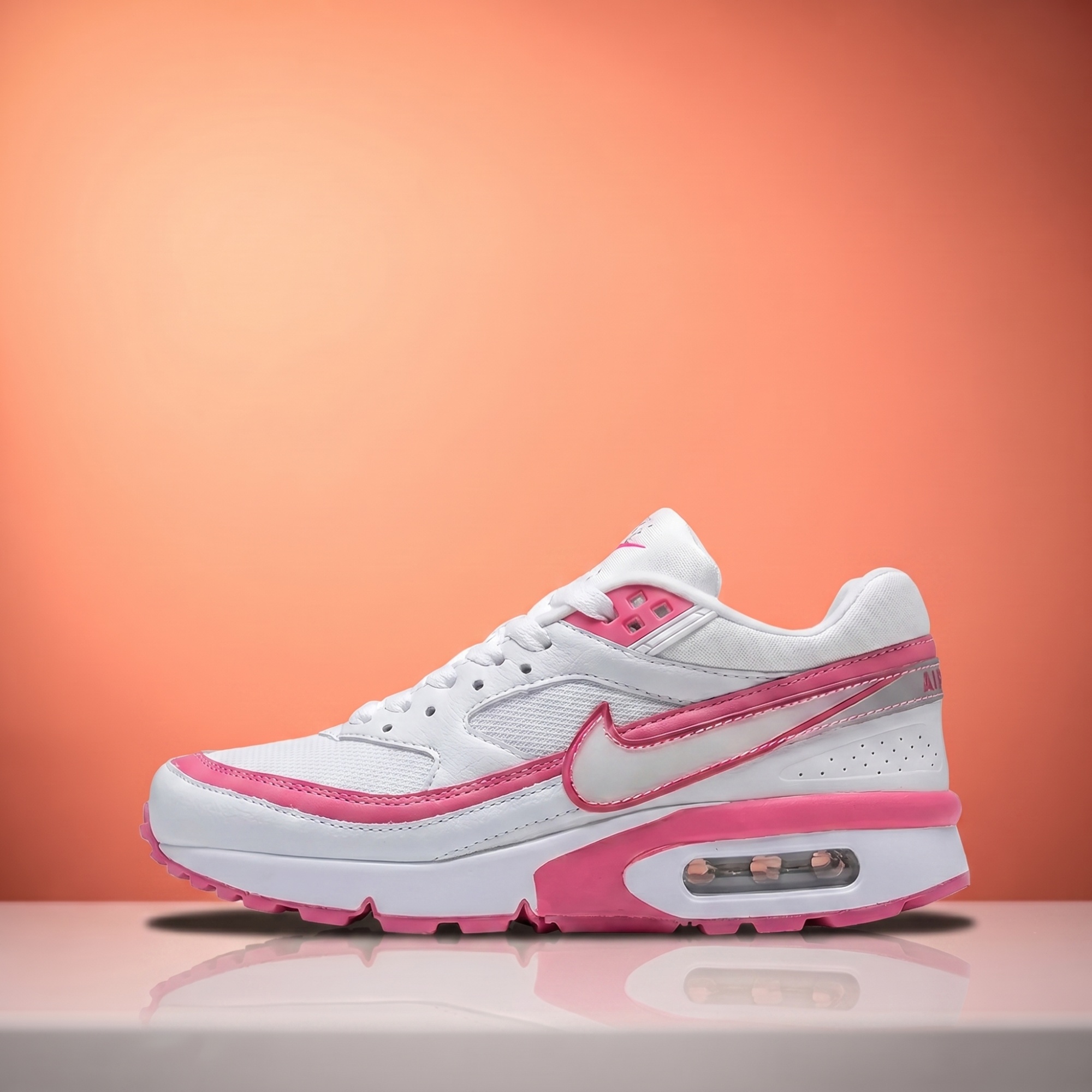 Nike Air Max BW — White / Pink Rose