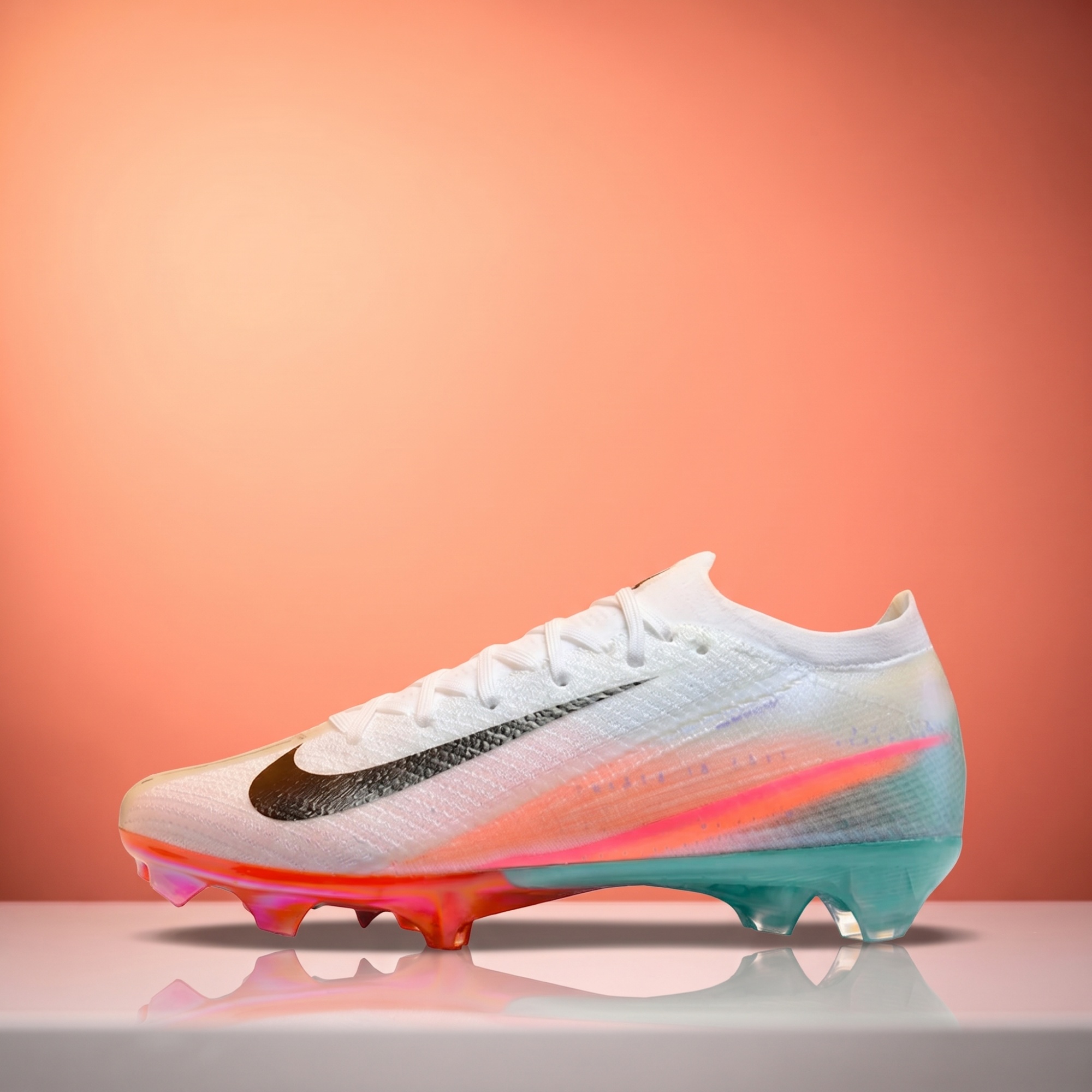 Nike Air Zoom Mercurial Vapor 16 Elite FG — White / Aurora